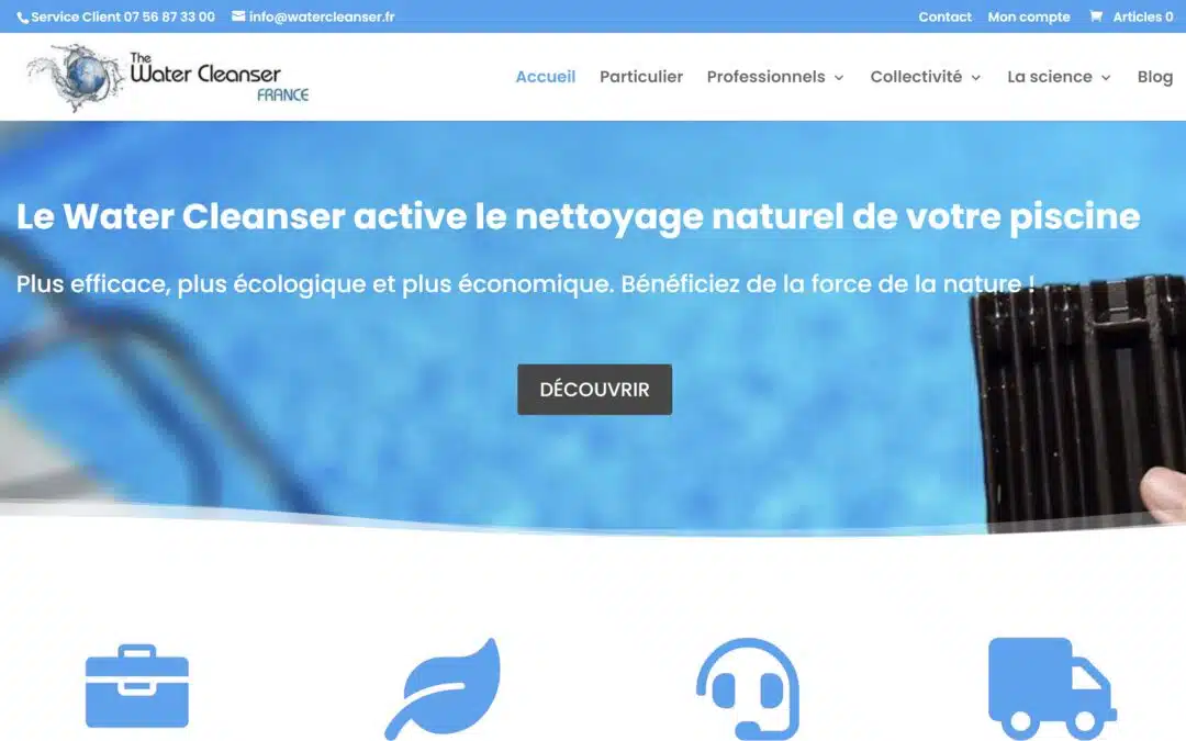 Refonte Réussie de Water Cleanser France : Un Coup de Maître dans l&rsquo;E-commerce